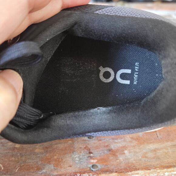 Womens On Cloudtec Black White Running Sneakers Athletic Gorpcore GUC 9.5 - Picture 13 of 15